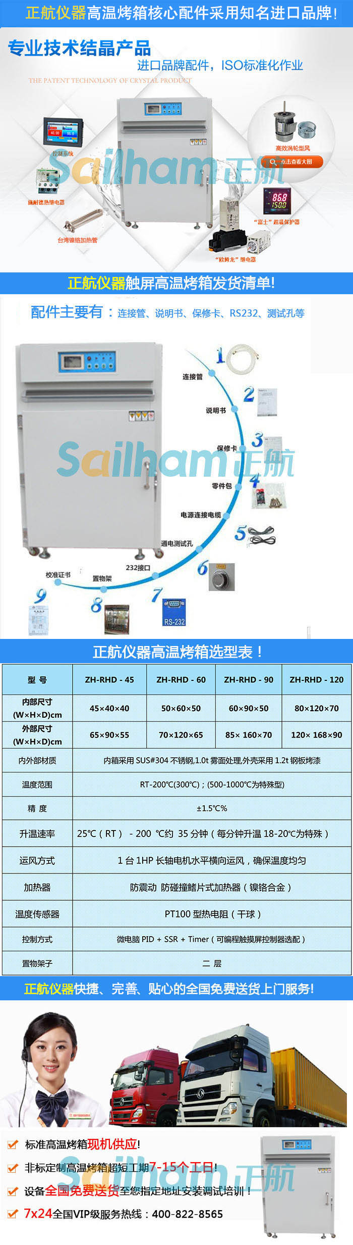 高温精密烤箱